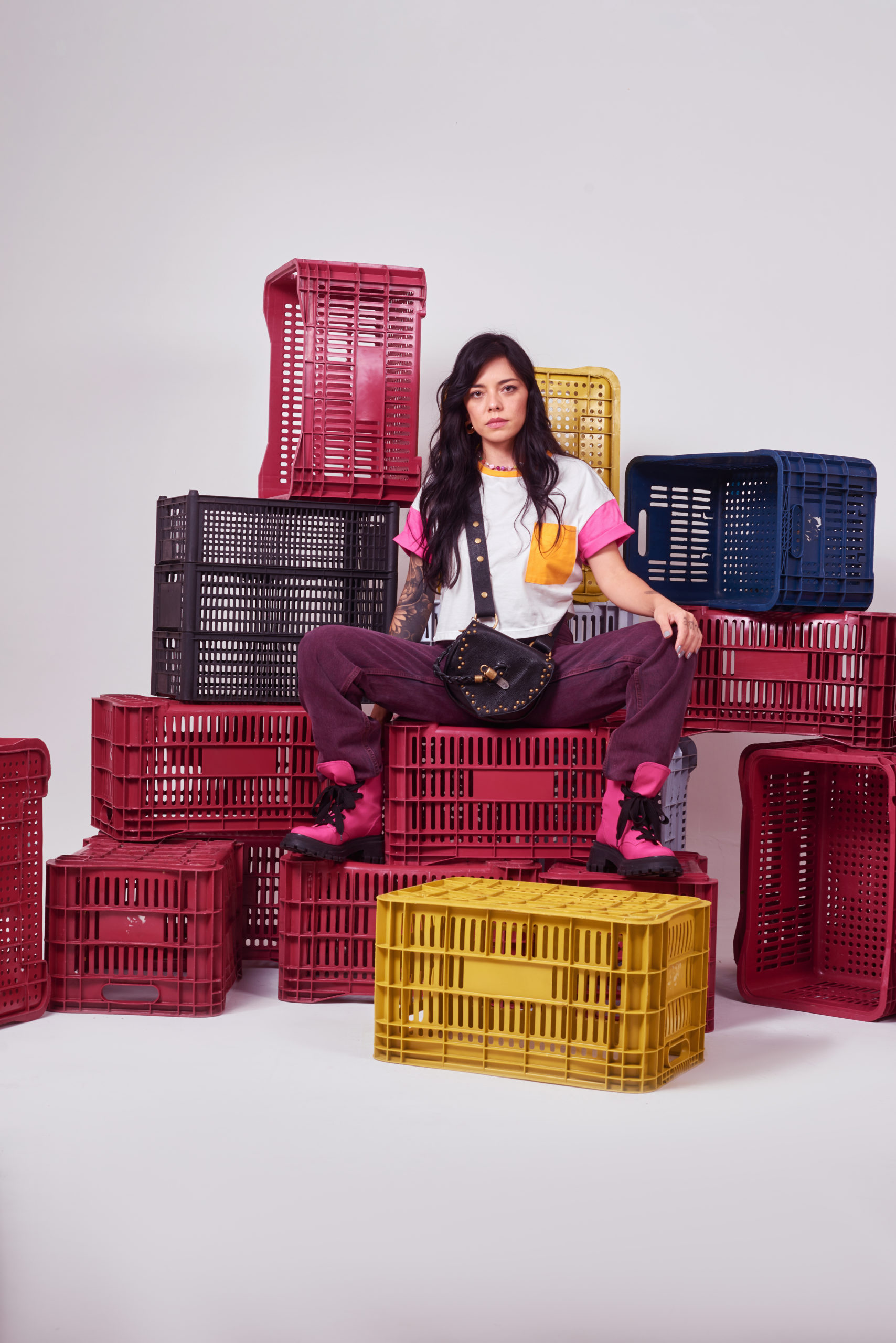 BAGBELT CRISTAL TRIÂNGULO